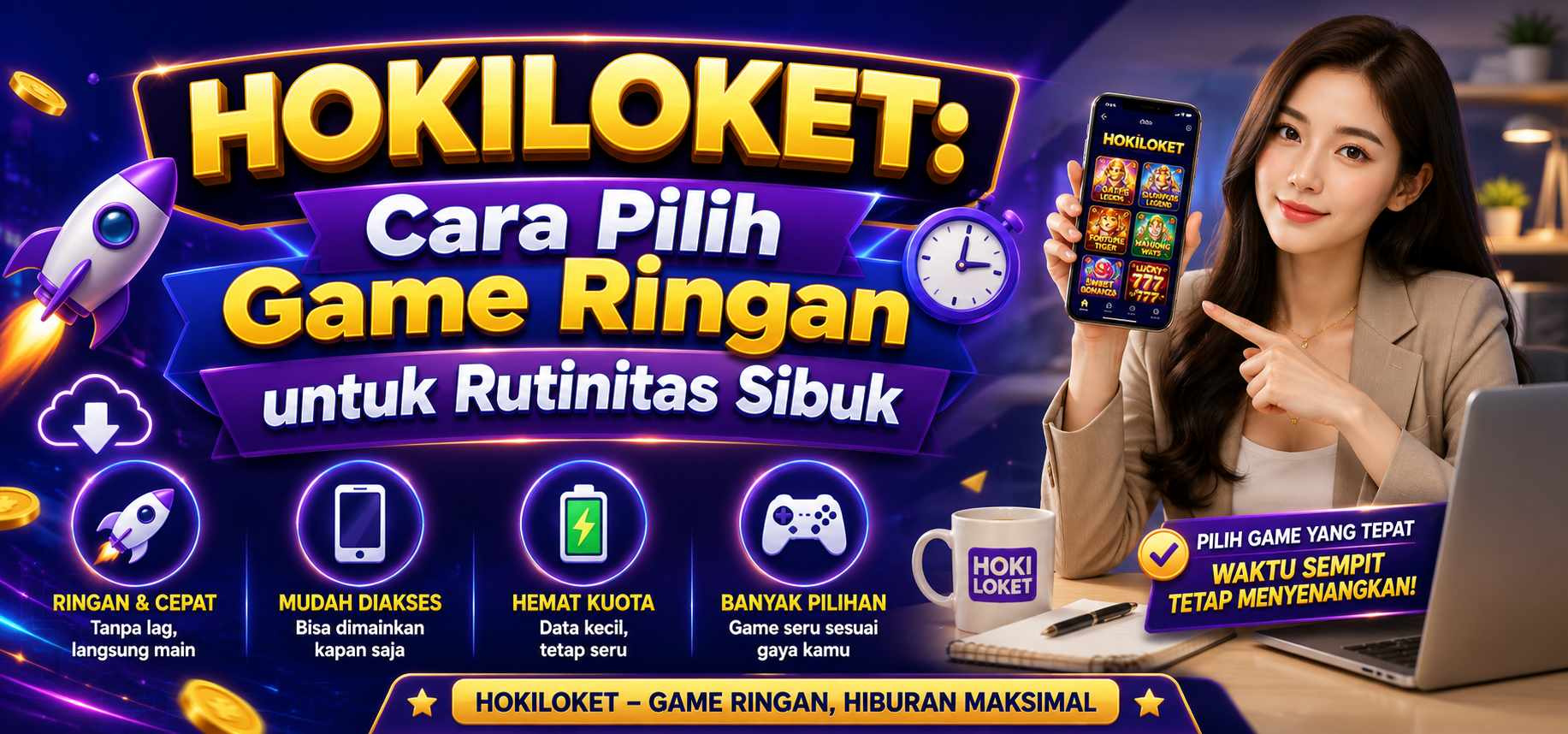 HOKILOKET: Cara Pilih Game Ringan untuk Rutinitas Sibuk